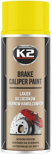K2 Brake Caliper Sprühfarbe von Autos Gelb 400ml