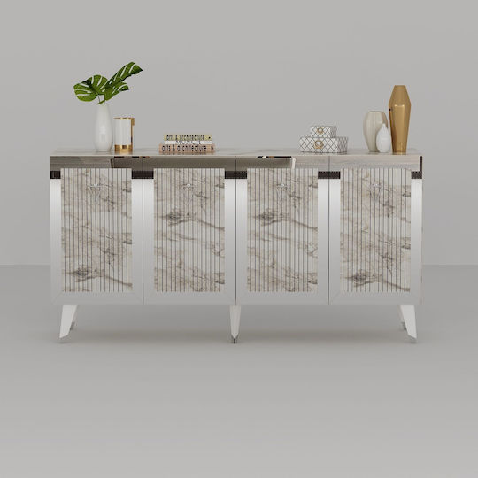 Бюфет от Метал Златист 150x40x80cm