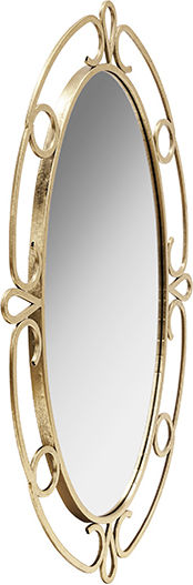 Wandspiegel mit Gold Metallisch Rahmen 87,5x58cm