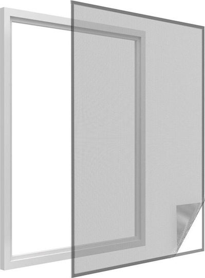 Plasă de fereastră cu scai din poliester neagră 180x150cm