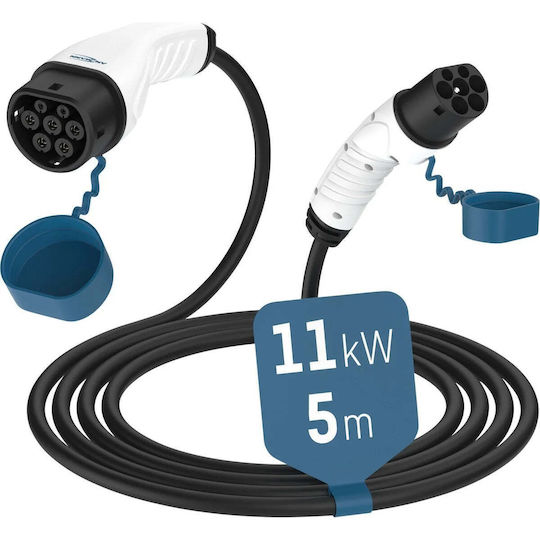 Ansmann Трифазен Кабел За Зареждане На Електрически Автомобили 11kW Тип 2 - Тип 2