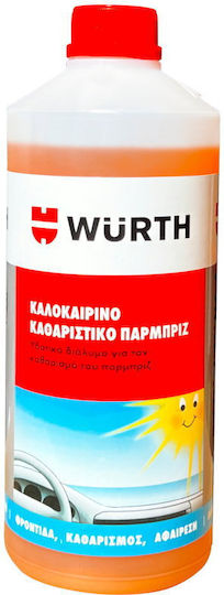 Wurth Лятна течност за почистване на предно стъкло Препарат за почистване Течен за Автомобилни Стъкла 1lt