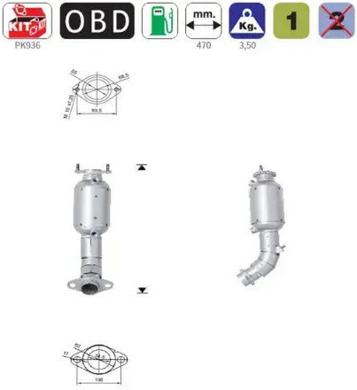 Americat Catalytic Converter for Suzuki Front Gasoline Suzuki Grand Vitara