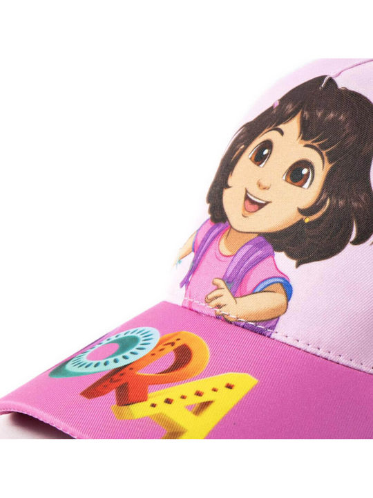 Cerda Kinderhut Stoff Dora Mehrfarbig