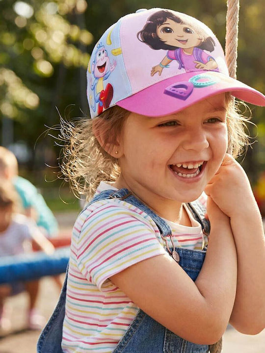 Cerda Kinderhut Stoff Dora Mehrfarbig