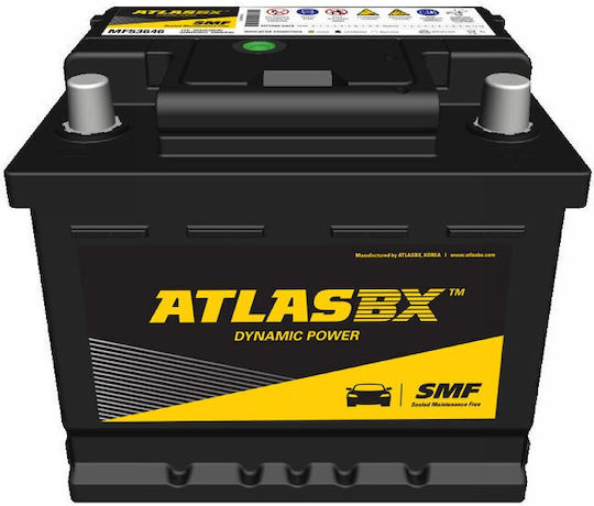AtlasBX Car Battery with Capacity 54Ah and CCA 480A