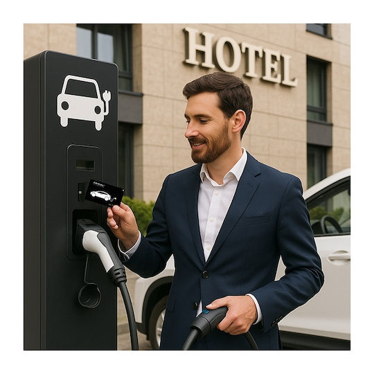 Qoltec Produs Energie Sistem Hotel Ev Programator Card Ev + Software + 5 Carduri Ev