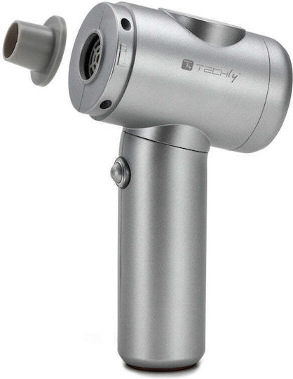 Techly Car Handheld Vacuum & Blower 2 in 1 Rechargeable 5V 100W Silver