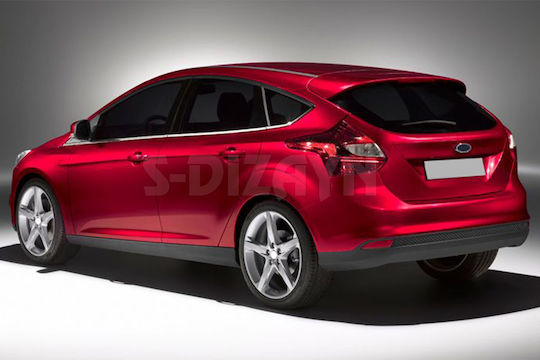 S-dizayn Διακοσμητικά Παραθύρων Αυτοκινήτου για Ford Focus 8pcs