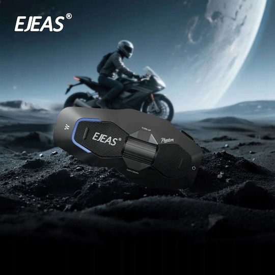 EJEAS X10 Plus Einzelne Gegensprechanlage Für Motorradhelm Mit Bluetooth
