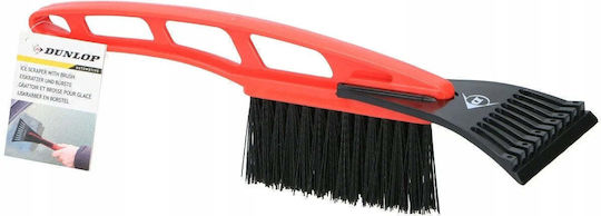 Dunlop Car Ice Scraper With Brush 31cm Yellow
