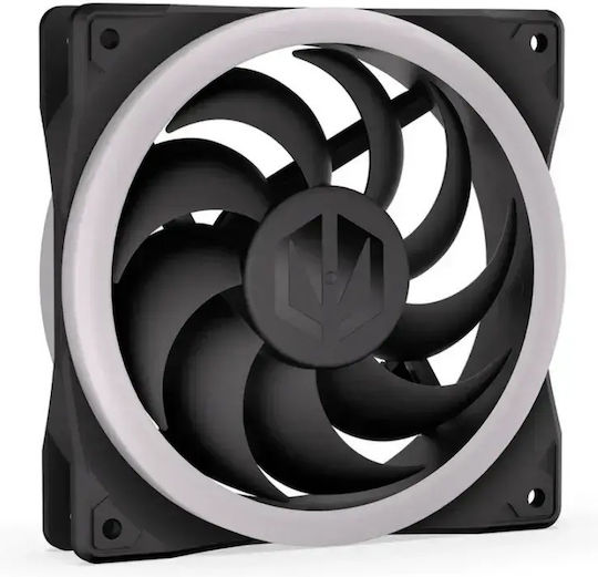 Endorfy Corona 120 Ventilator Pentru Carcasă (1600rpm) cu Iluminare ARGB și Conexiune 4-Pin PWM Negru