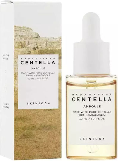 Skin1004 Madagascar Centella Ampoule Face Serum with Centella Asiatica & Hyaluronic Acid for Brightening 30ml