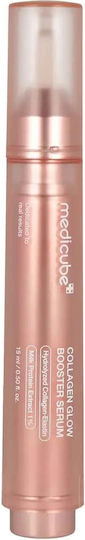 Medicube Collagen Glow Booster Moisturizing Face Serum Booster with AHA & Peptides for Brightening & Nourishing 15ml