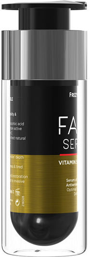 Frezyderm Vitamin 5C3 Stable Ser Antiîmbătrânire pentru Față cu Vitamina C și Peptide pentru Detoxifiere și Strălucire 30ml