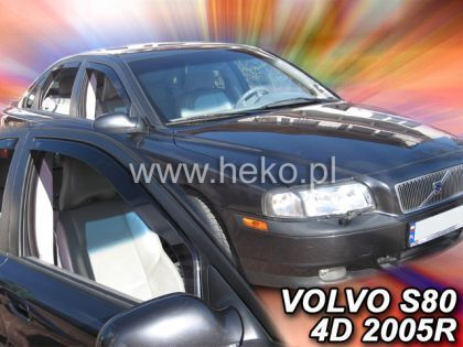 Heko Set deflectoare de vânt Dark Fime pentru Volvo V90 4buc