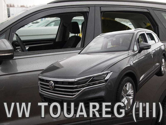 Heko Set deflectoare de vânt Dark Fime pentru Volkswagen Touareg 4buc
