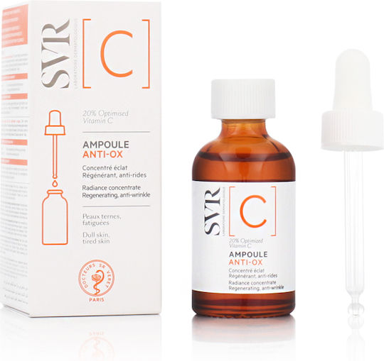 SVR Laboratoire Ampoule [Anti Ox] C Serum Anti-îmbătrânire pentru Față cu 20% Vitamina C pentru Strălucire 30ml