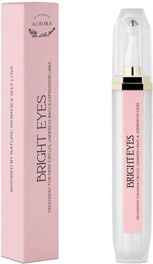 Aurora Natural Bright Eyes Serum Anti-îmbătrânire pentru Ochi cu Centella Asiatica și Acid Hialuronic 20ml