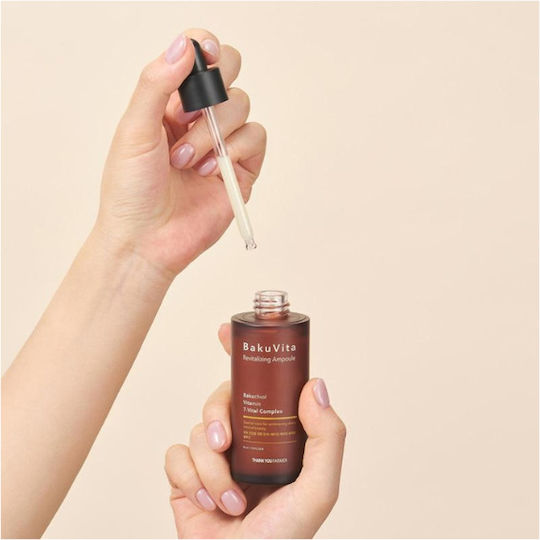 Thank You Farmer BakuVita Revitalizing Ampoule Face Serum with Retinol for Revitalization 50ml