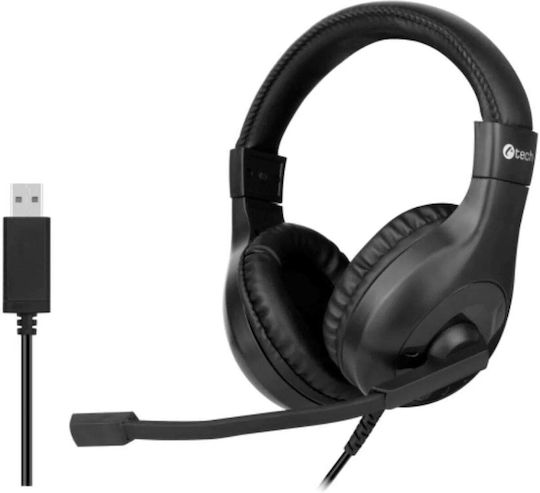 MHS-05U Over Ear Multimedia Ακουστικά με μικρόφωνο και σύνδεση USB-A