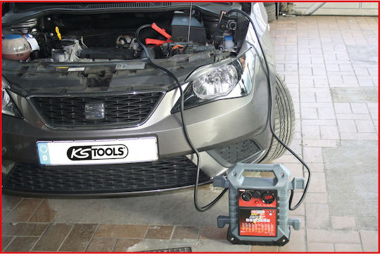 Ks Tools Φορητός Εκκινητής Μπαταρίας Αυτοκινήτου & Φορτηγού 1400A 12/24V