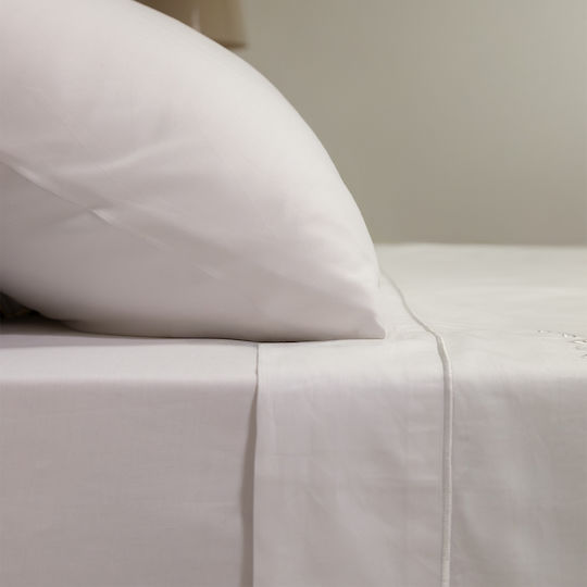 Bed Sheets Double Set Naf-naf Unique White 520801380952