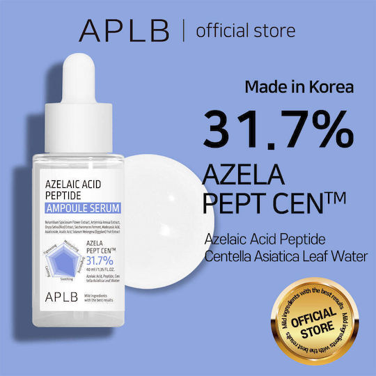 Azelaic Acid Peptide Soothing Ampoule Serum for Face with Peptides & Hyaluronic Acid for Revitalization 40ml