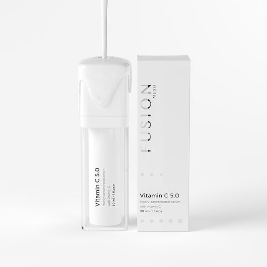 Fusion Meso Vitamin C 5.0 Serum Gesicht mit Vitamin C für Entgiftung & Strahlkraft 30ml