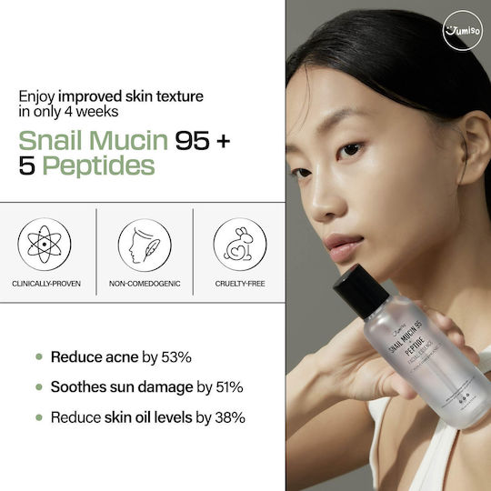 Snail Mucin 95 + Peptide Esență Antirid Pentru Față cu Secreție de Melc și Peptide 140ml