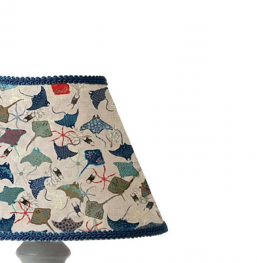 Kinder Tischlampe Blau 35x20x12cm