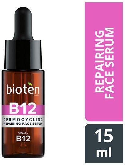 B12 Успокояващ & Хидратиращ Серум За лице с Витамин E & Хиалуронова киселина 15мл