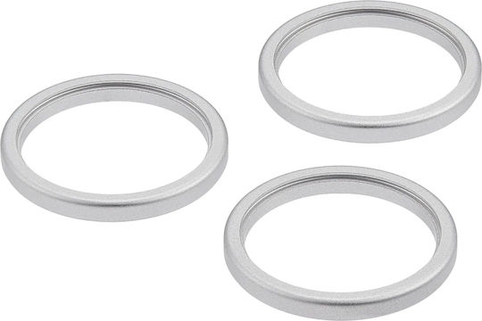 Back Camera Bezel Ring Only Iphone 17 Pro 17 Pro Max Silver 3 Piece Set
