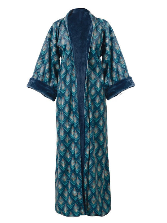 Kentia Winter Women's Velvet Robe 02 Ladon 02
