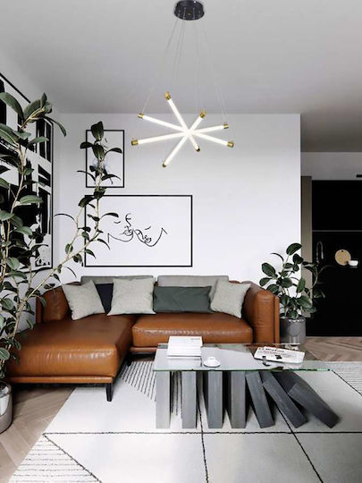 Atman Lorient LED Κρεμαστό Φωτιστικό Μαύρο 59x59εκ. Atman Lorient LED Κρεμαστό Φωτιστικό Μαύρο 59x59εκ.