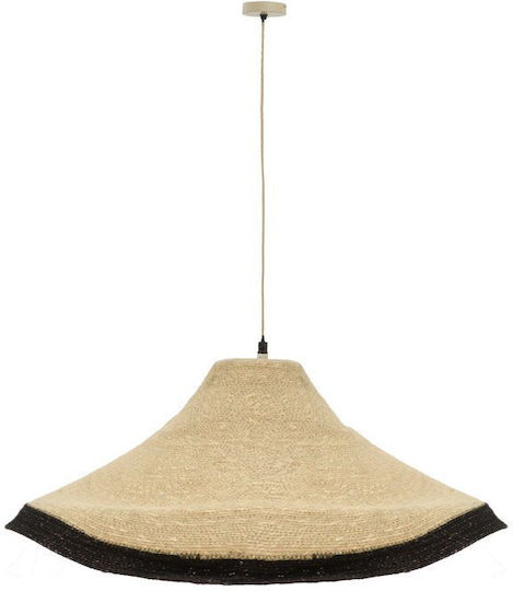 Inart Hatty Pendant Light Gold with Socket E27 67x67x115cm