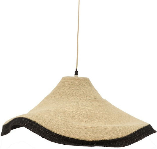 Inart Hatty Pendant Light Gold with Socket E27 67x67x115cm