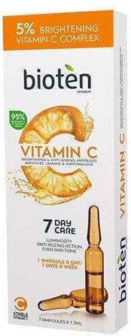 Moisturizing & Anti-aging Serum Face with Vitamin C for Radiance & Dark Spots 7x1.3ml