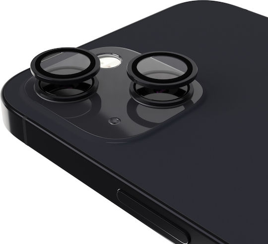 Casper Camera Protection Tempered Glass Black for iPhone 14 / 14 Plus