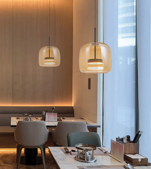 Viokef LED Κρεμαστό Φωτιστικό 260x260x26εκ.