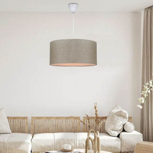 Megapap Wilson Pendant Light Brown with Socket E27 38x20x70cm