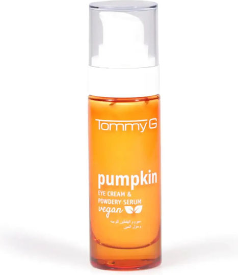 TommyG Pumpkin Moisturizing & Anti-aging Serum Eyes with Vitamin C & Hyaluronic Acid for Dark Circles & Radiance 30ml