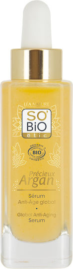 So Bio Anti-aging Global Serum with Argan Oil, Hyaluronic Acid, Vitamin C, Collagen 30ml