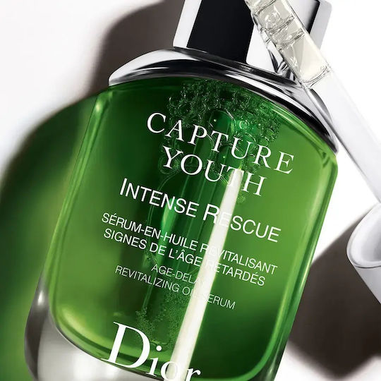 Dior Capture Youth Intense Rescue Serum Hidratant și Anti-Îmbătrânire pentru Față pentru Detoxifiere și Strălucire 30ml