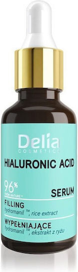 Delia Cosmetics Serum Hidratant cu Acid Hialuronic pentru Față cu Acid Hialuronic 30ml