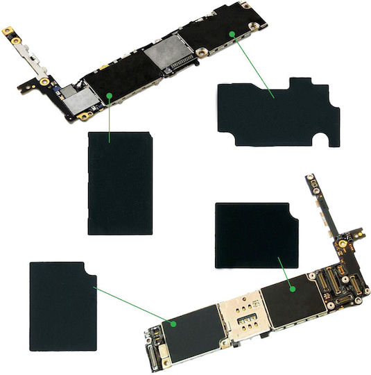 Motherboard Heat Shield Iphone 6s Plus 4 Piece Set 10 Pack