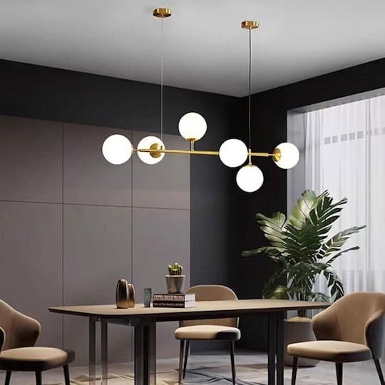 Lightplanet Lustru Suspendat Alb LED