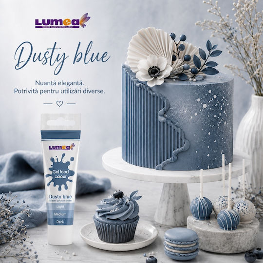 Lumea Culoare Coloranți Alimentari În Formă Gel Albastru 30gr Tub