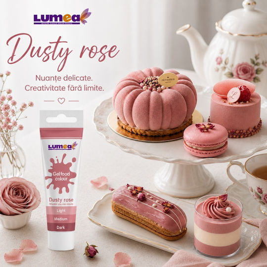 Lumea Culoare De Coloranți Alimentari În Formă De Gel Roz 30gr Tub