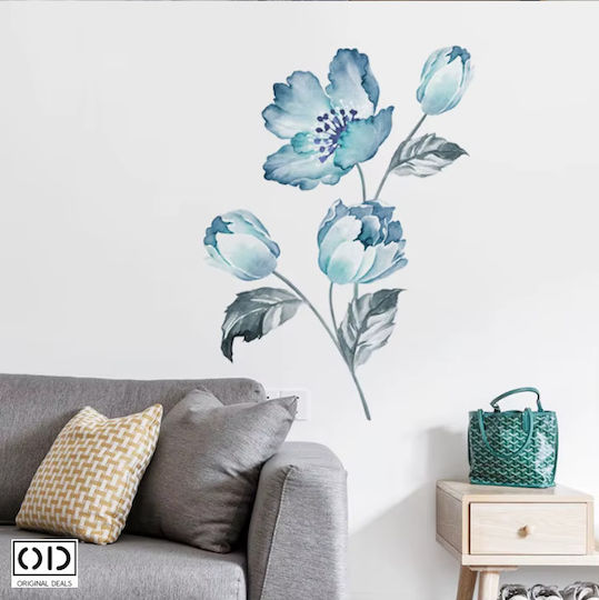 Decorative Sticker Wall Furniture Window Peony Flower Design Pvc Vinyl Sticker Premium Quality Professional Design Original Deals